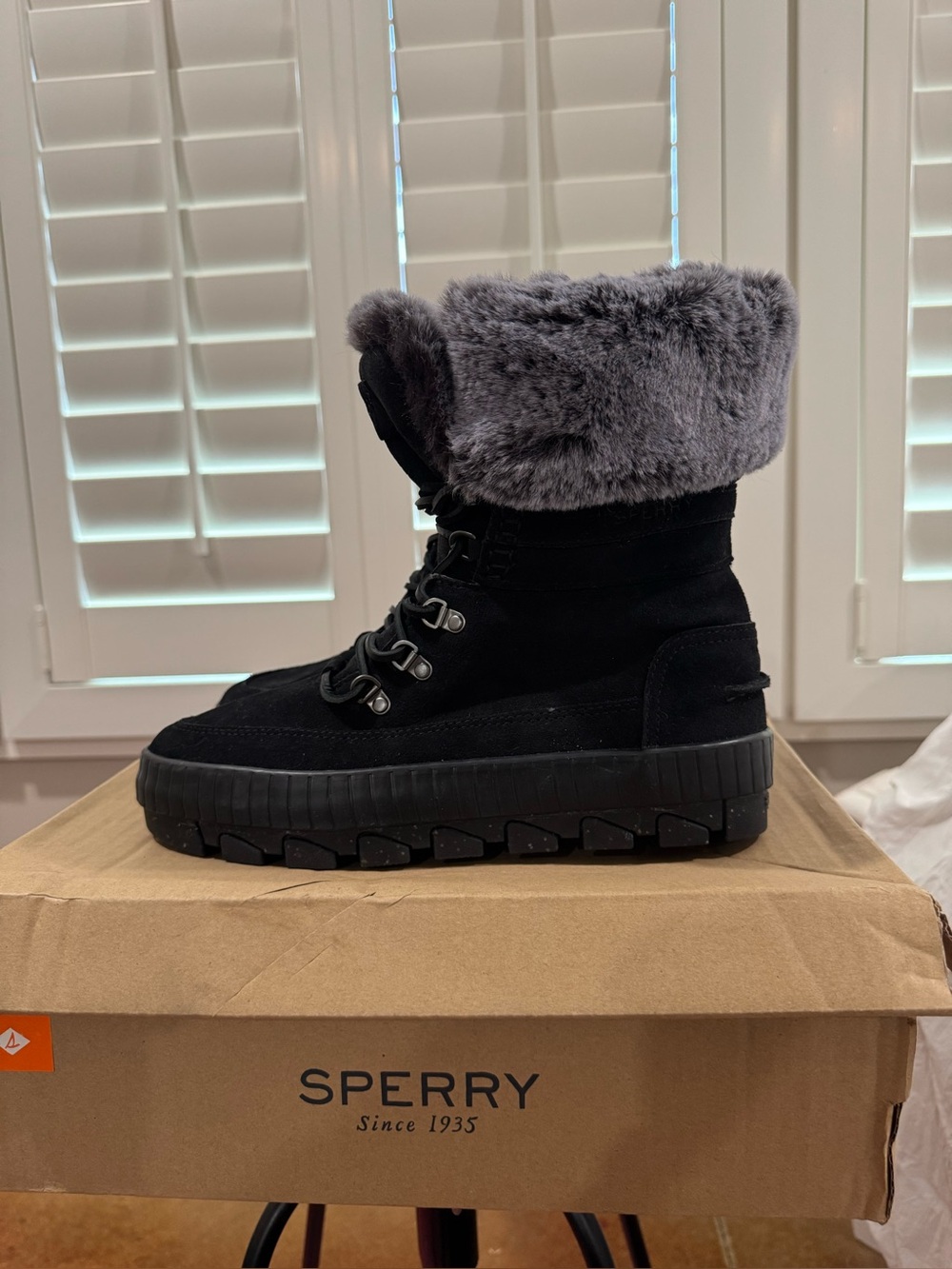 Sperry Women’s Torrent Winter Lace-Up (Black) Size 9.5 /SKU: STS86832